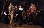 Pieter Codde Actors Changing Room painting